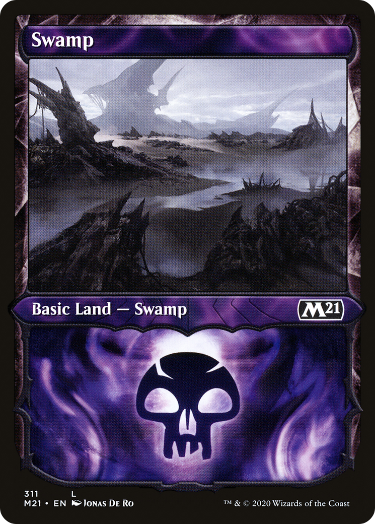 Swamp (Showcase) (M21-311) - Core Set 2021: (Showcase)