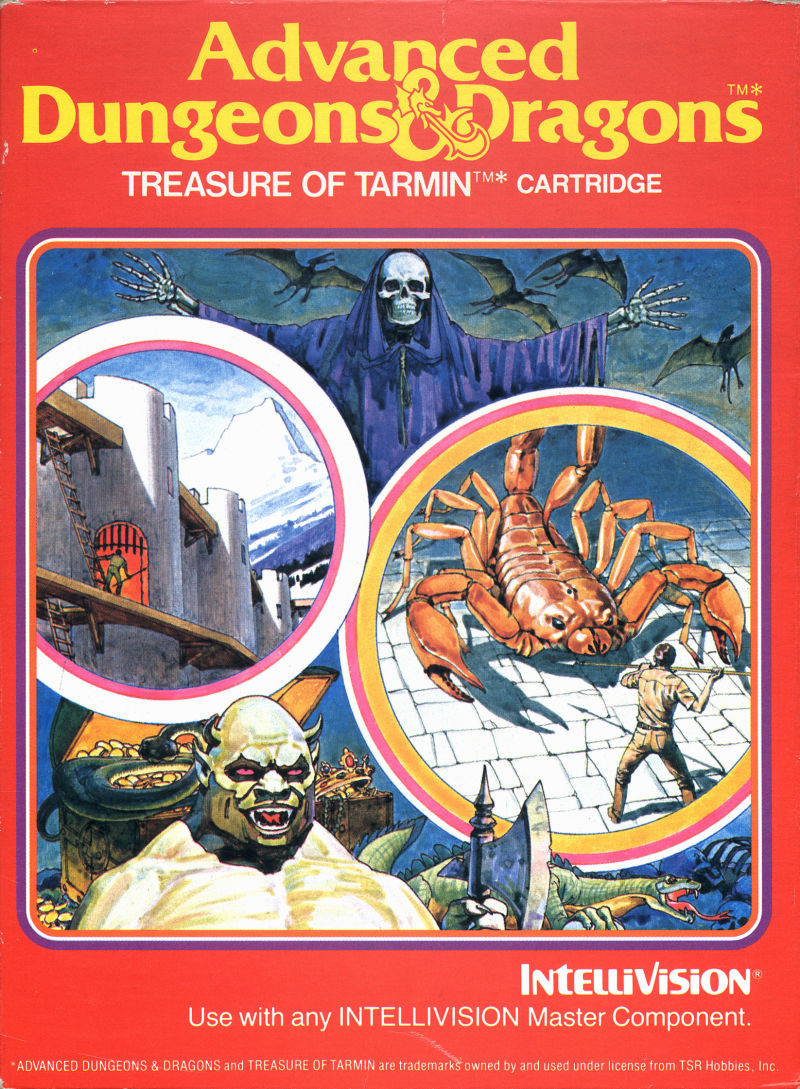 Advanced Dungeons & Dragons Treasure of Tarmin - Intellivision