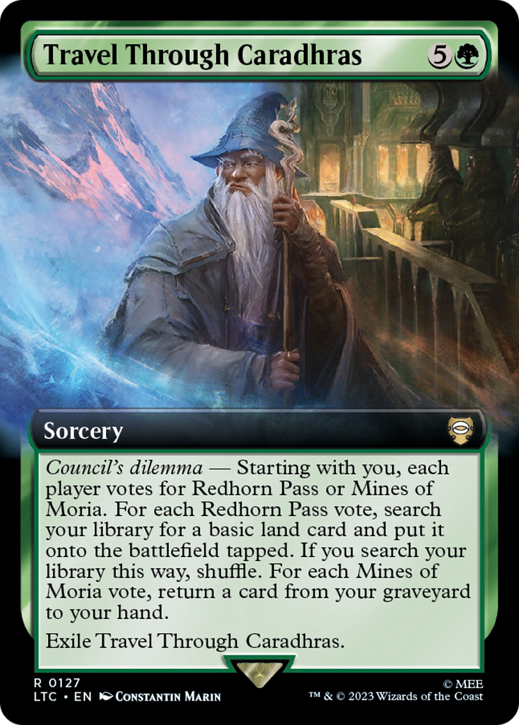 Travel Through Caradhras (LTC-127) - Tales of Middle-earth Commander: (Extended Art)