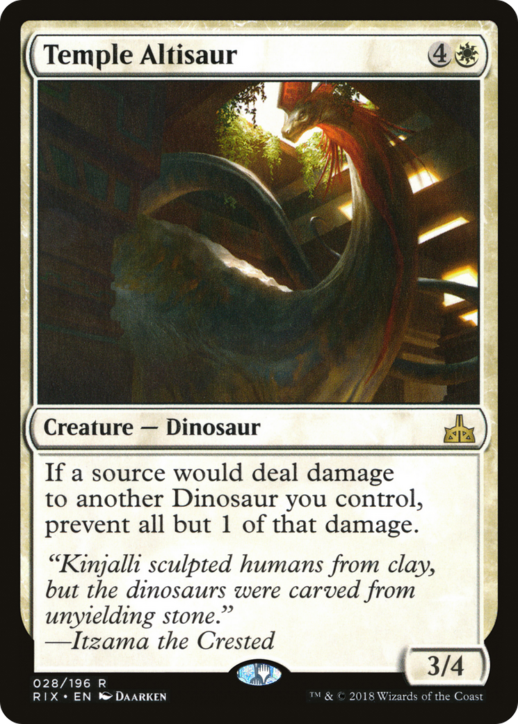 Temple Altisaur (RIX-028) - Rivals of Ixalan