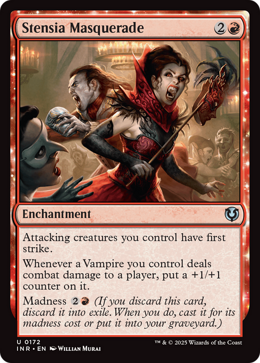 Stensia Masquerade (INR-172) - Innistrad Remastered: (enchantment) Foil
