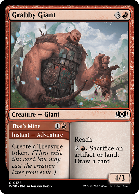 Grabby Giant // That's Mine (WOE-133) - Wilds of Eldraine Foil