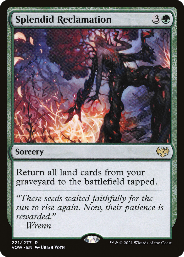 Splendid Reclamation (VOW-221) - Innistrad: Crimson Vow Foil