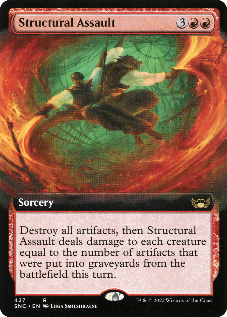 Structural Assault (SNC-427) - Streets of New Capenna: (Extended Art) Foil