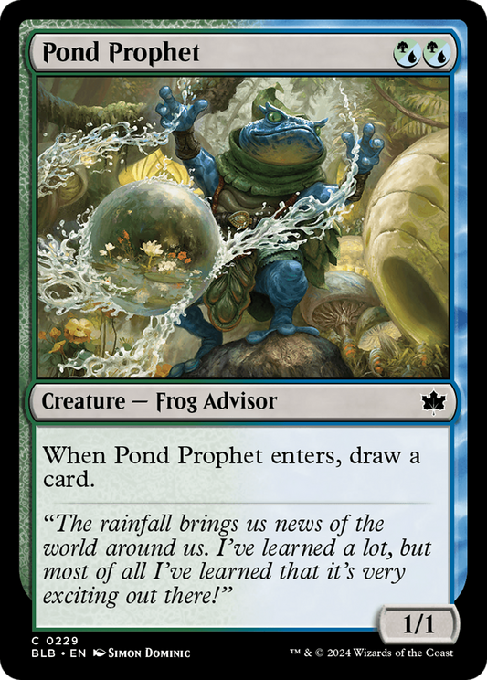Pond Prophet (BLB-229) - Bloomburrow