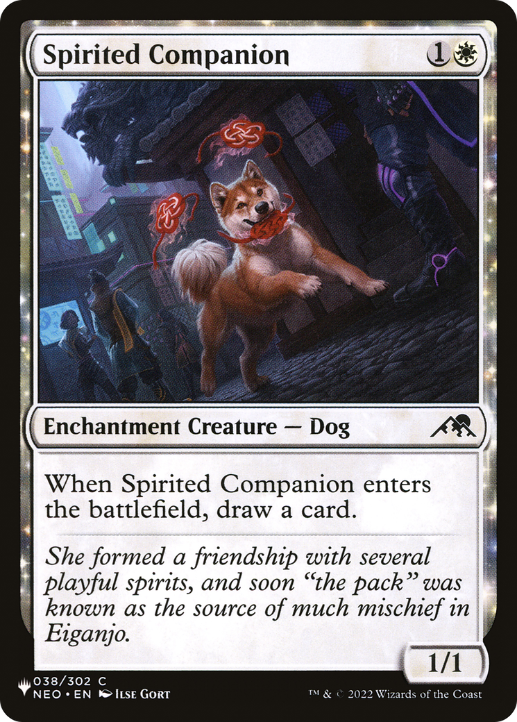 Spirited Companion (LIST-038/302) - The List: (enchantment)