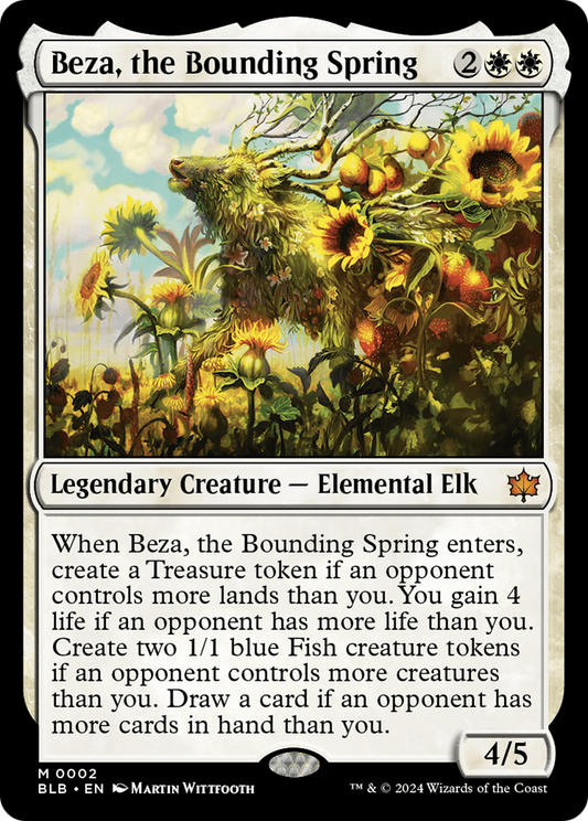 Beza, the Bounding Spring (BLB-002) - Bloomburrow Foil
