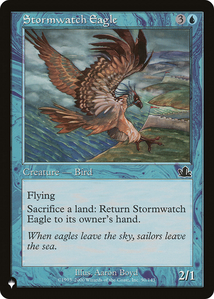 Stormwatch Eagle (LIST-50/143) - The List