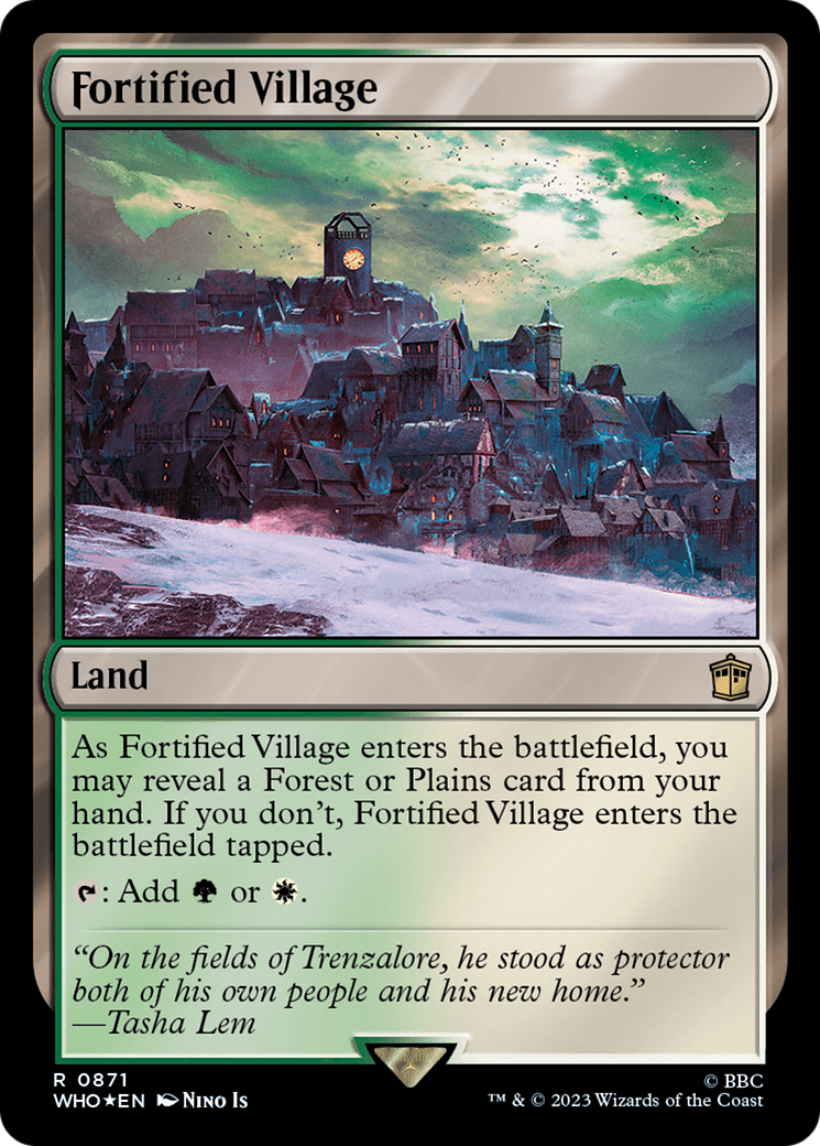 Fortified Village (WHO-871) - Doctor Who Foil