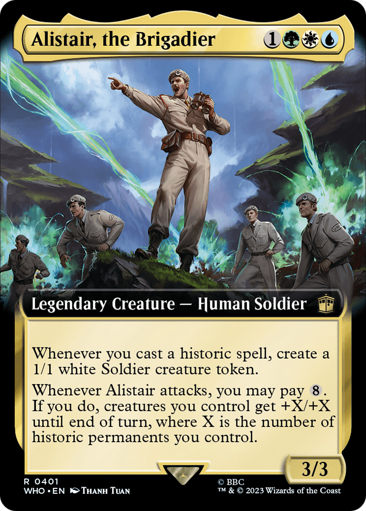 Alistair, the Brigadier (WHO-401) - Doctor Who: (Extended Art)