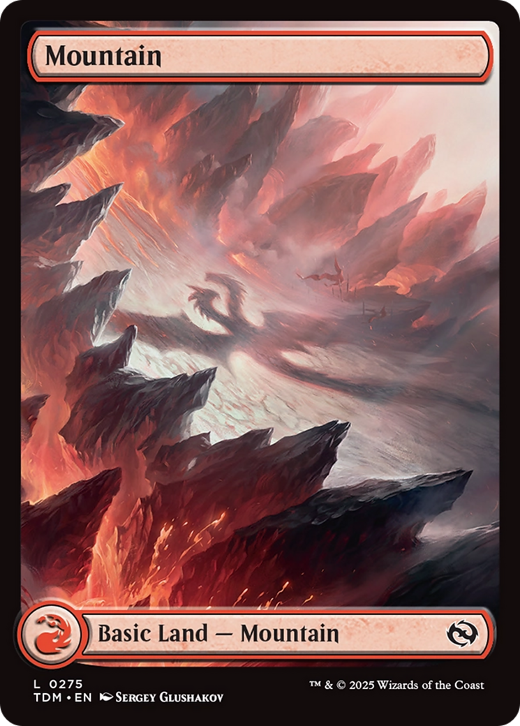 Mountain (TDM-275) - Tarkir: Dragonstorm Foil