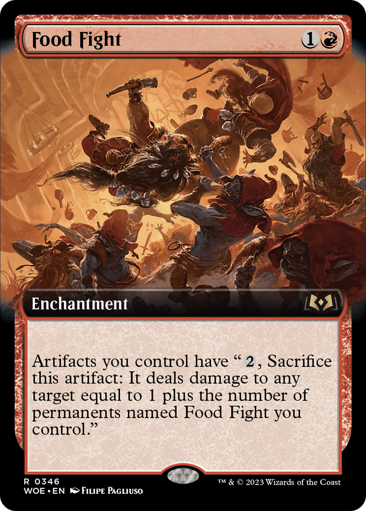 Food Fight (WOE-346) - Wilds of Eldraine: (Extended Art)