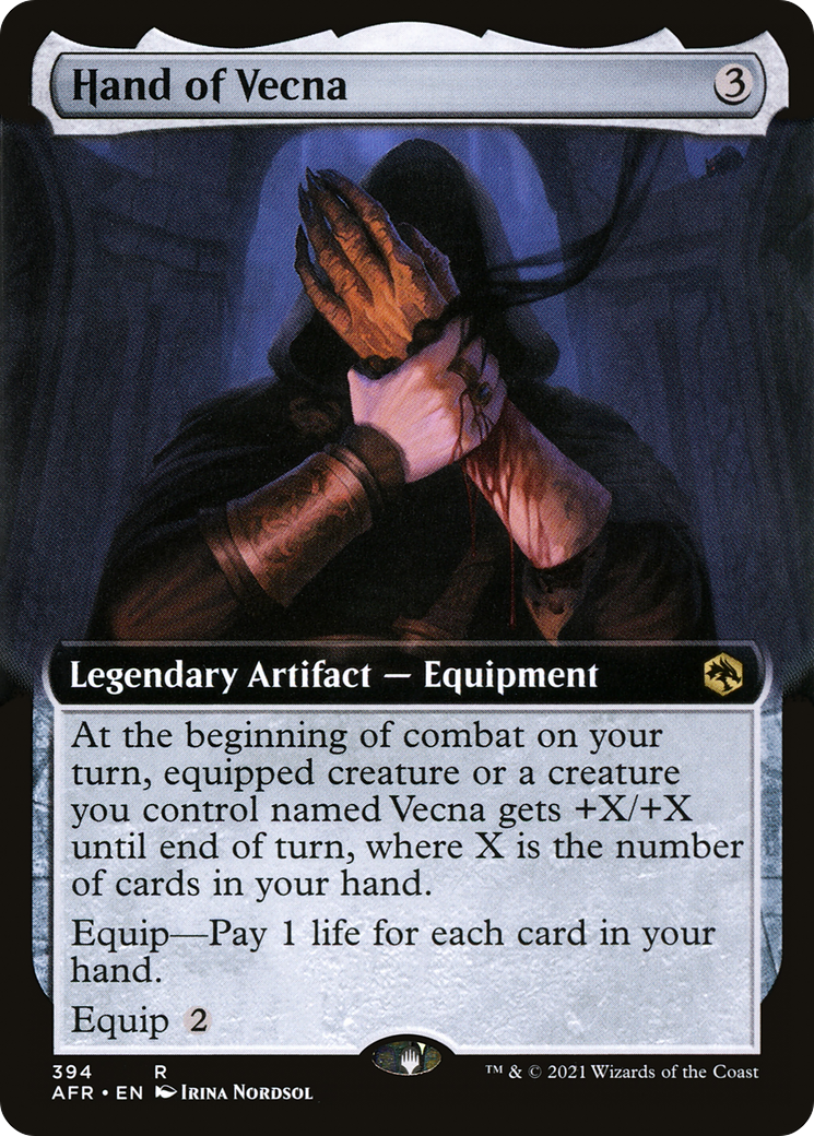 Hand of Vecna (AFR-394) - Adventures in the Forgotten Realms: (Extended Art)