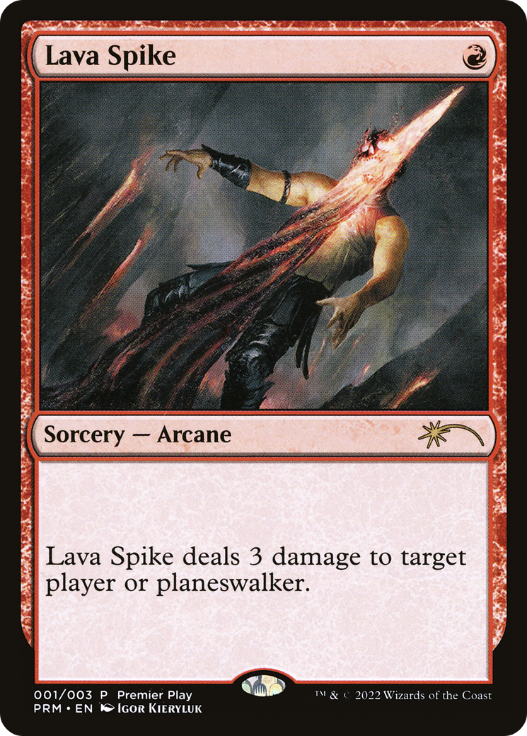 Lava Spike (PTP-2022-1) - Pro Tour Promos Foil