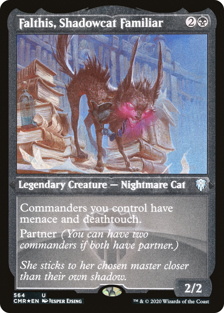 Falthis, Shadowcat Familiar (CMR-564) - Commander Legends Foil