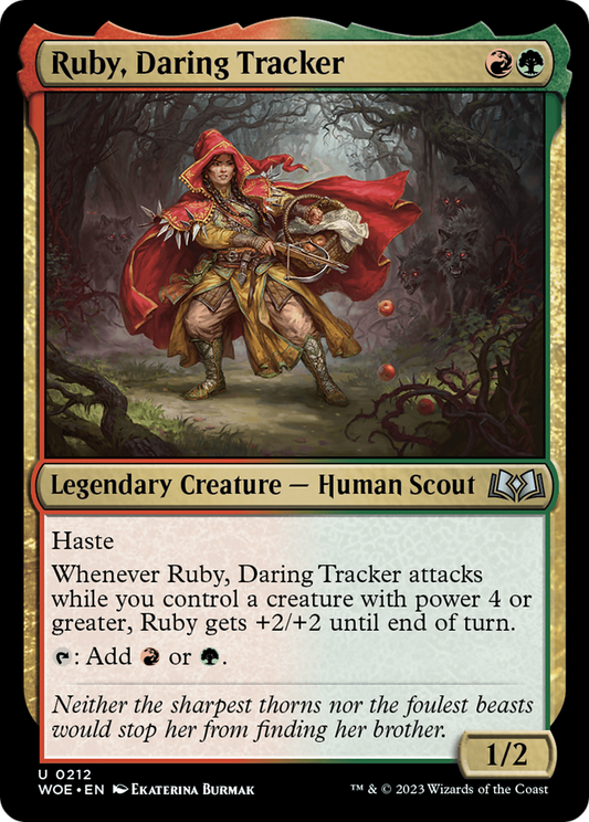 Ruby, Daring Tracker (WOE-212) - Wilds of Eldraine