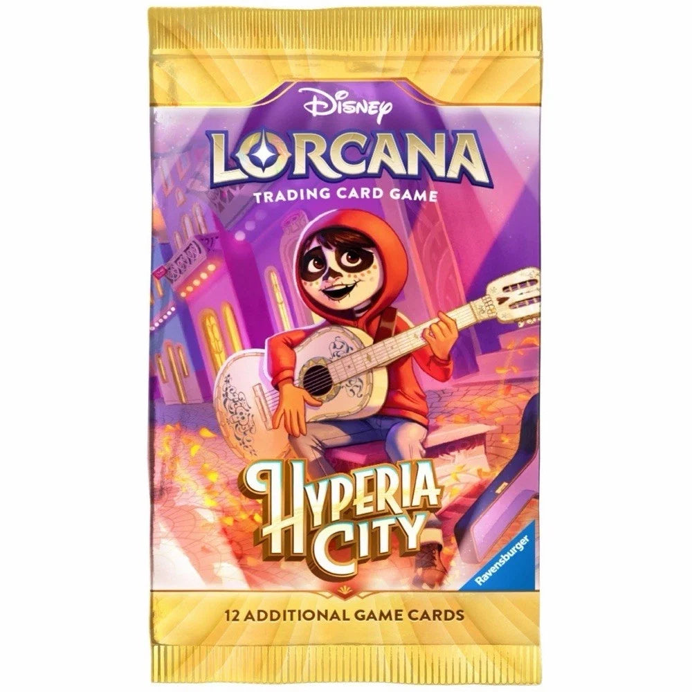 DISNEY LORCANA ENGLISH SET 14 HYPERIA CITY BOOSTER PACK
