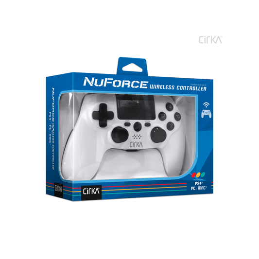 NuForce Wireless Game Controller for PS4/PC/Mac (White)