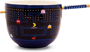 Pacman Ramen Bowl & Chopsticks