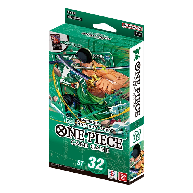 ONE PIECE CG ST32 STARTER DECK - GREEN ZORO
