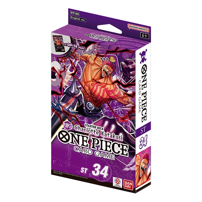 ONE PIECE CG ST34 STARTER DECK - CHARLOTTE KATAKURI PURPLE
