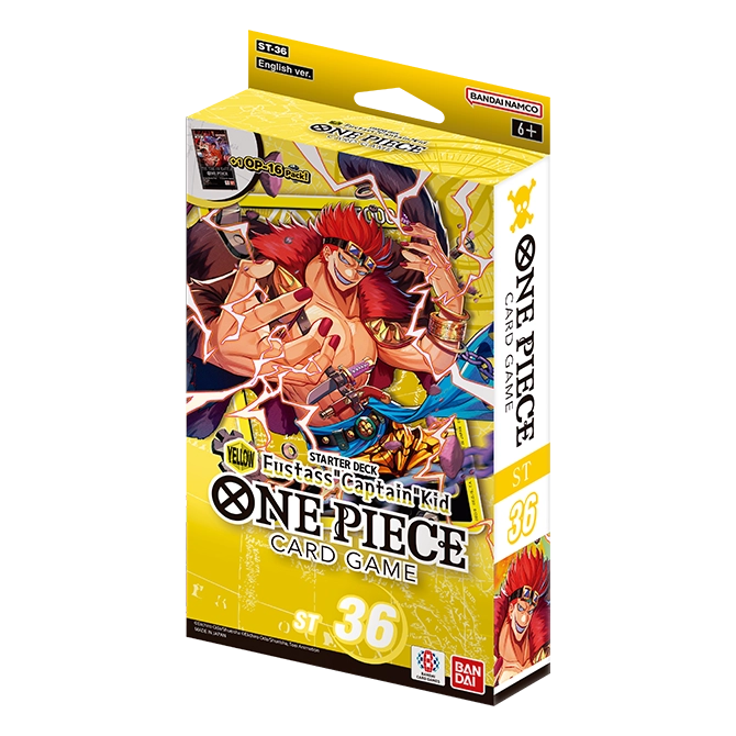 ONE PIECE CG ST36 STARTER DECK - EUSTASS CAPTAIN KID YELLOW