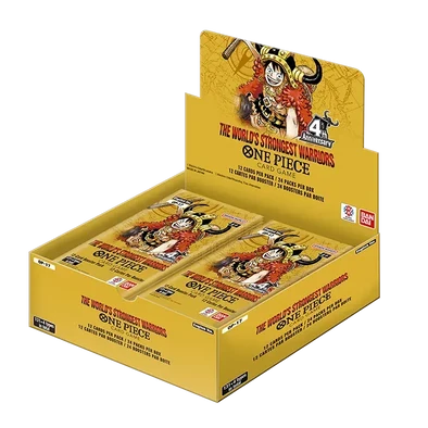 ONE PIECE CG OP-17 - THE WORLD'S STRONGEST WARRIORS BOOSTER BOX PRE-ORDER