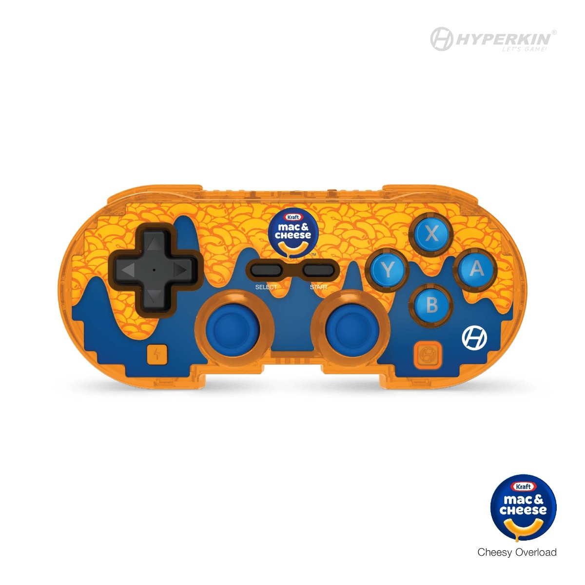 Hyperkin Limited Edition Pixel Art Bluetooth Controller Official Kraft Mac & Cheese