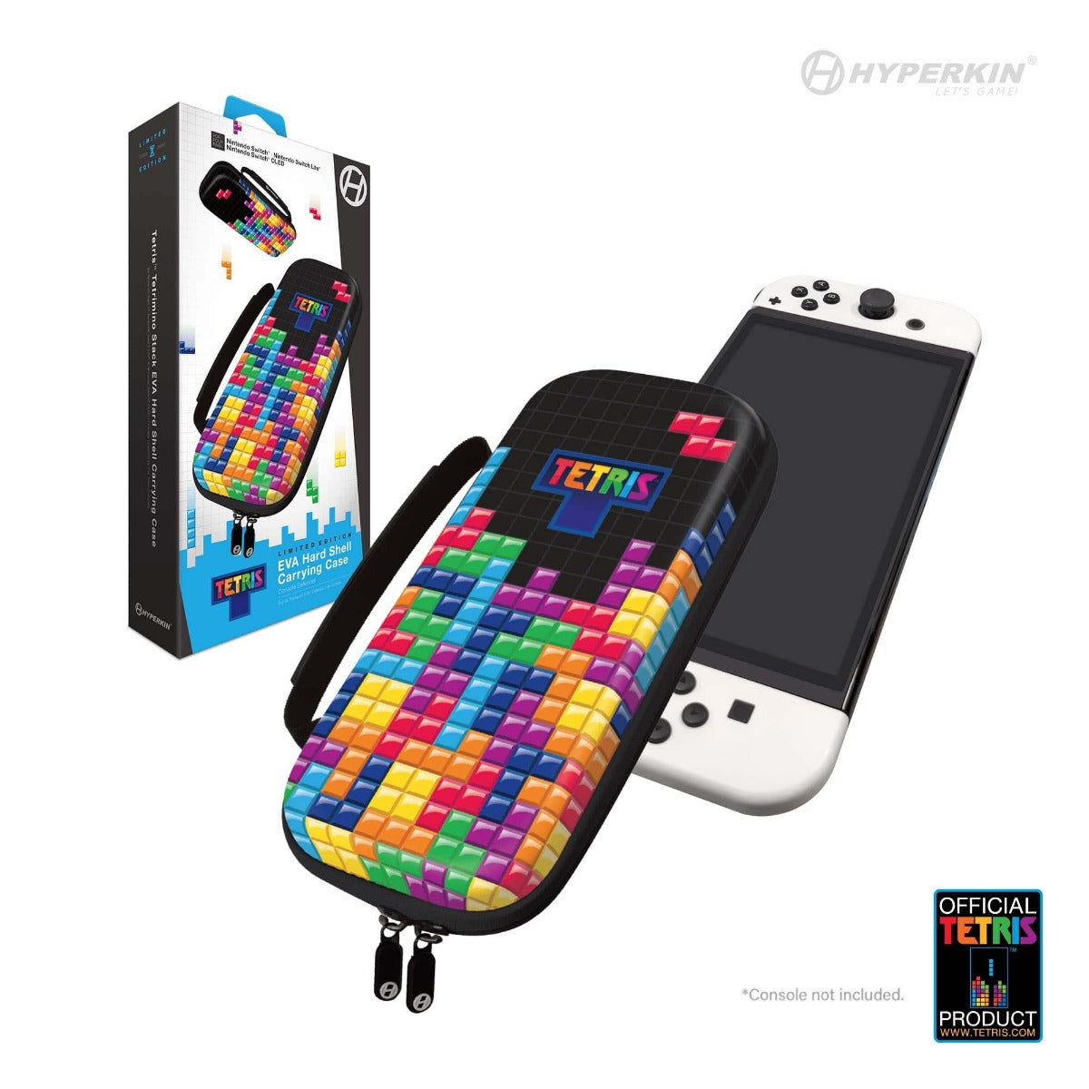 Hyperkin Limited Edition Official Tetris™ EVA Hard Shell Carrying Case (Tetrimino Stack)