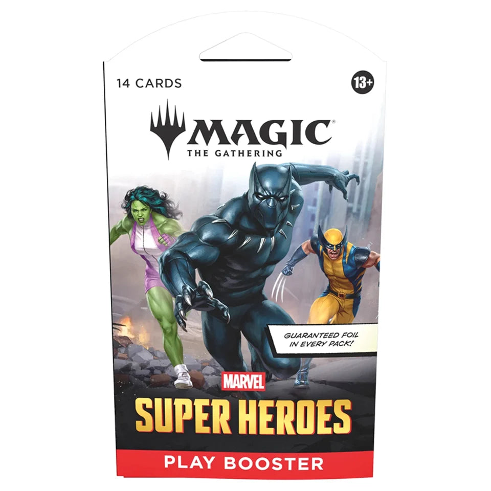 SLEEVED MTG MARVEL SUPER HEROES PLAY BOOSTER