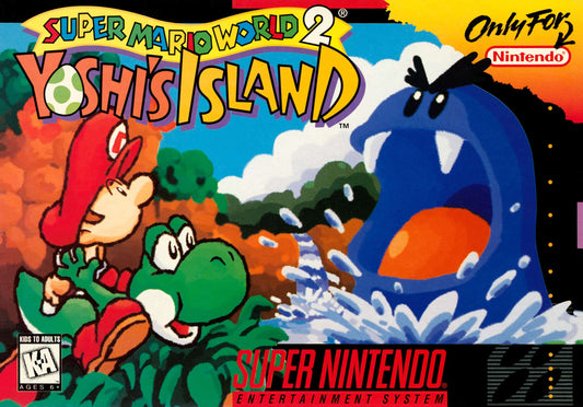 Super Mario World 2: Yoshi's Island - Super Nintendo (SNES)