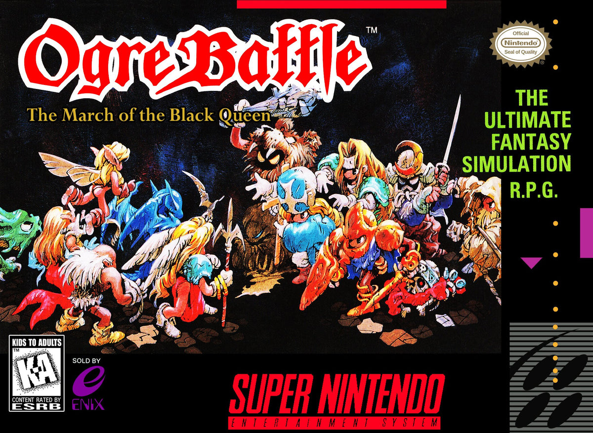 Ogre Battle The March of the Black Queen - Super Nintendo (SNES)