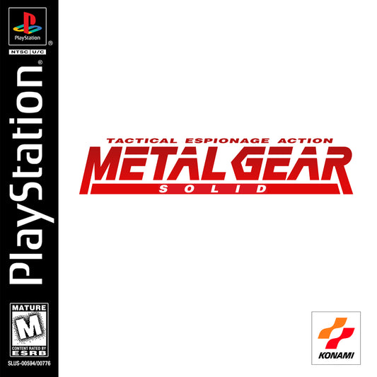 Metal Gear Solid - PlayStation (PS1)