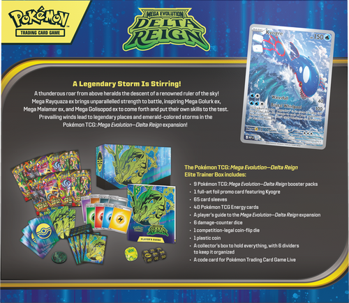 PRE-ORDER: POKEMON ME06 DELTA REIGN ELITE TRAINER BOX