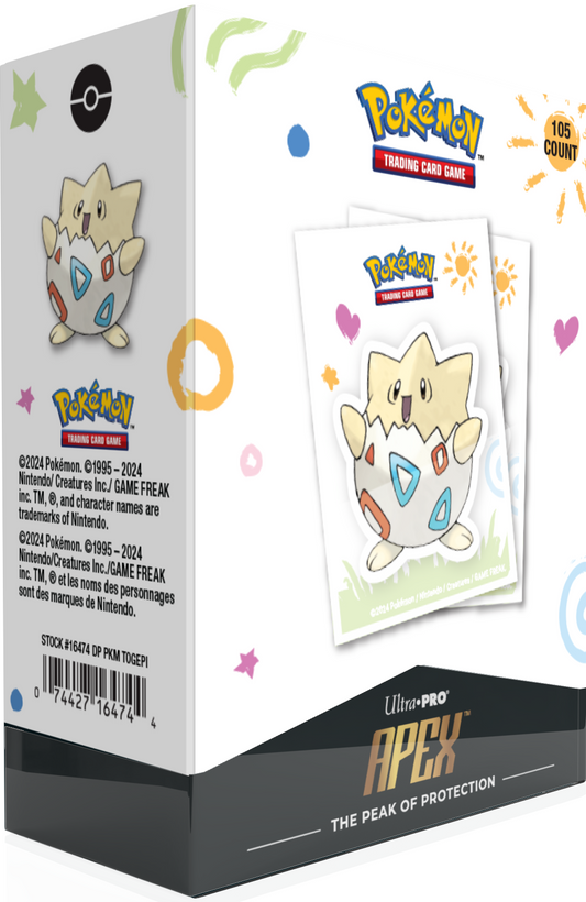 ALCOVE FLIP POKEMON TOGEPI BUNDLE WITH APEX POKEMON TOGEPI 105CT SLEEVES