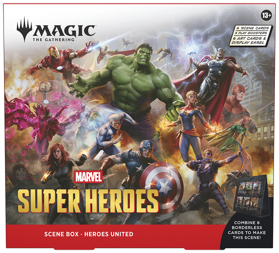 PRE-ORDER: MTG MARVEL SUPER HEROES SCENE BOX