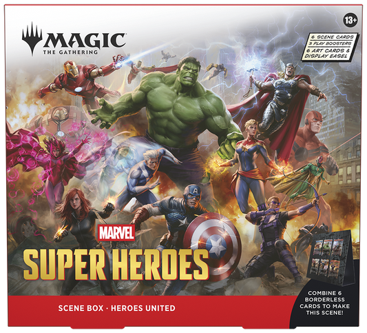 PRE-ORDER: MTG MARVEL SUPER HEROES SCENE BOX