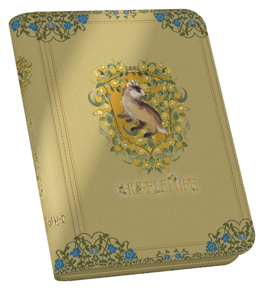 UG ZIPFOLIO 160+ XENOSKIN HARRY POTTER 4 HOUSES HUFFLEPUFF