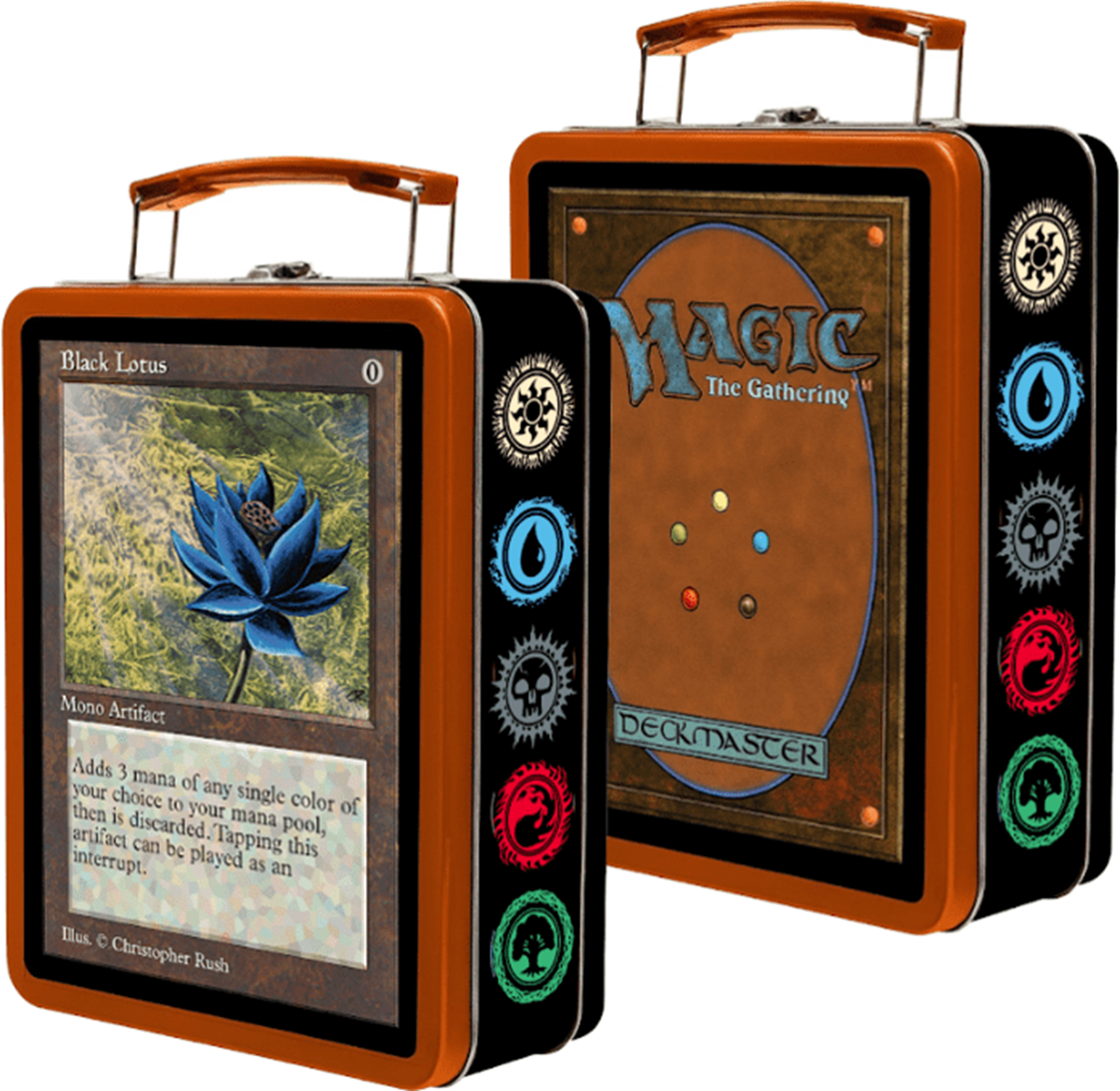 MAGIC THE GATHERING BLACK LOTUS TIN LUNCH BOX