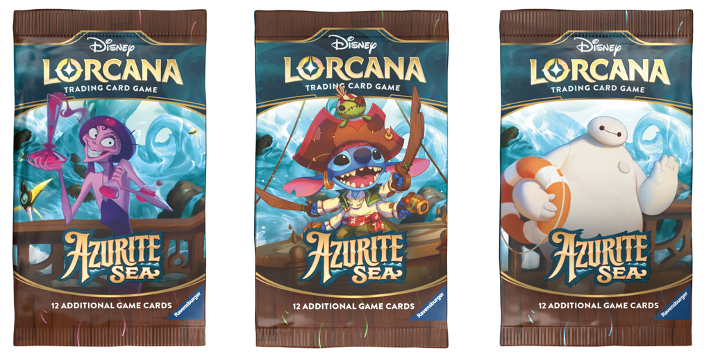 DISNEY LORCANA SET 6 AZURITE SEA  BOOSTER BOX