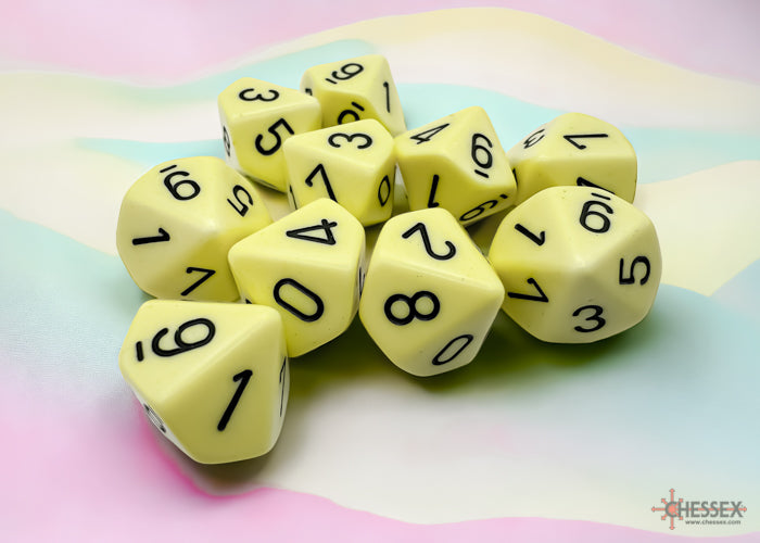 OPAQUE 10D10 PASTEL YELLOW/BLACK