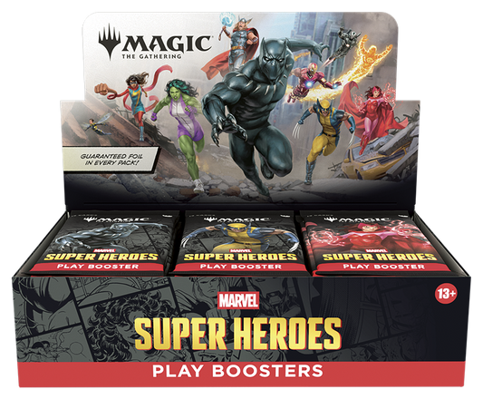 PRE-ORDER: MTG MARVEL SUPER HEROES PLAY BOOSTER