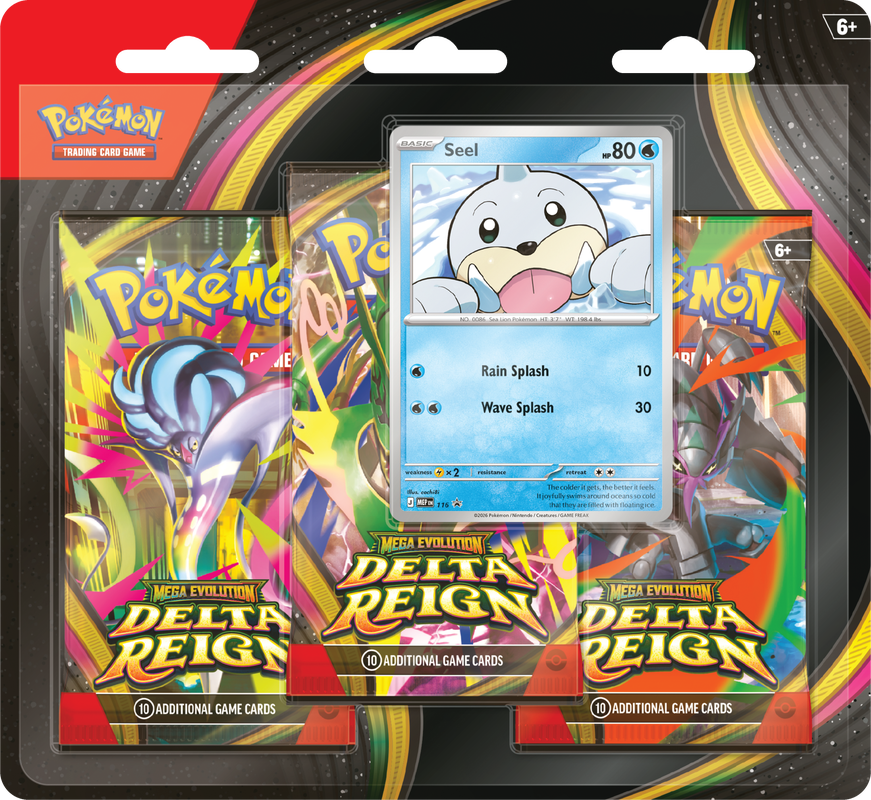 PRE-ORDER: POKEMON ME06 DELTA REIGN 3PK BLISTER