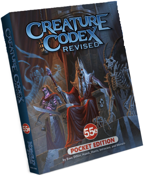 CREATURE CODEX REVISED POCKET EDITION HC