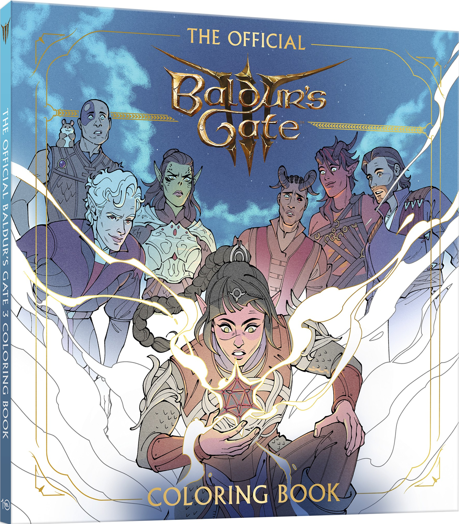 DUNGEONS AND DRAGONS: THE OFFICIAL BALDUR'S GATE 3 COLORING BOOK