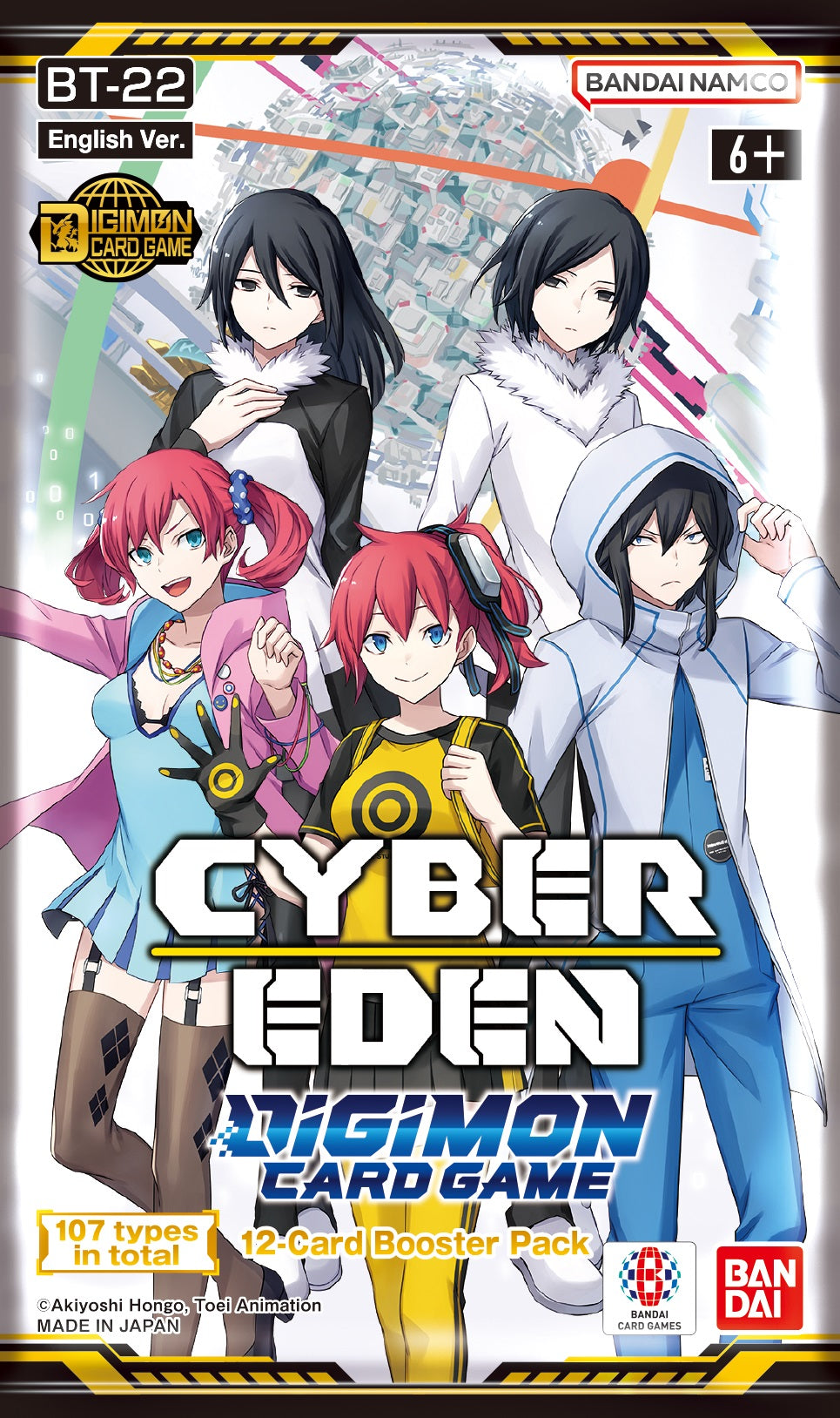 DIGIMON CG BT22 CYBER EDEN BOOSTER PACK