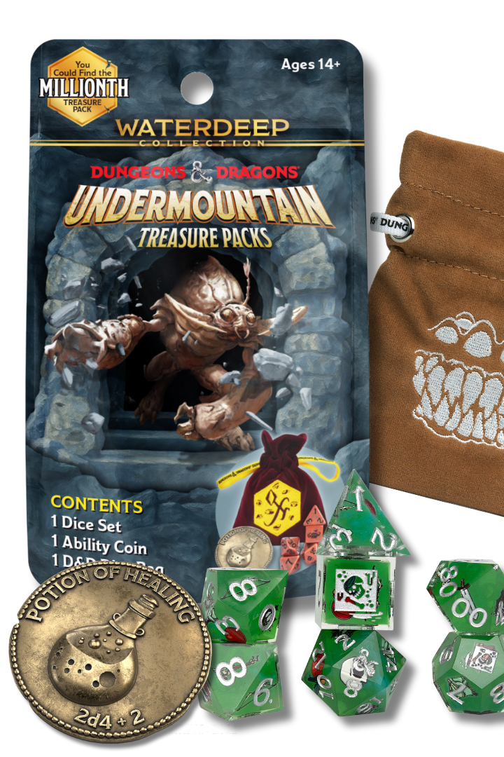 DND UNDERMOUNTAIN TREASURE PACKS