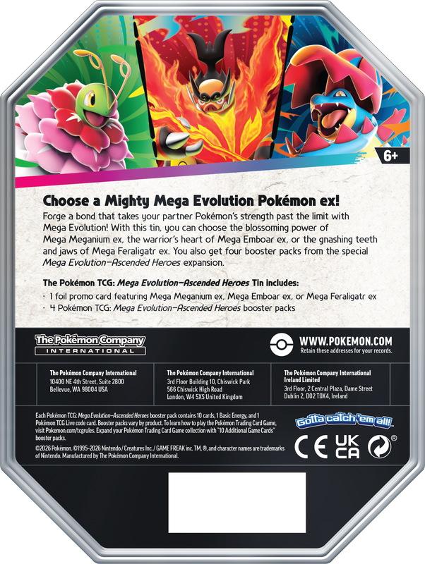 POKEMON ME2.5 ASCENDED HEROES TIN