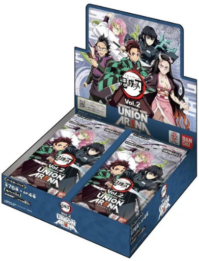 UNION ARENA DEMON SLAYER KIMETSU NO YAIBA VOLUME 2 BOOSTER Box