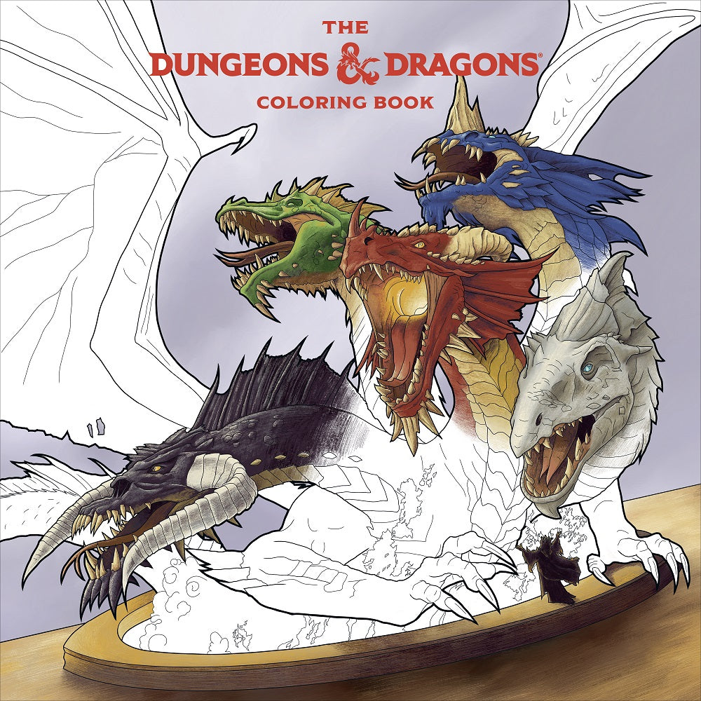 THE DUNGEONS & DRAGONS COLORING BOOK